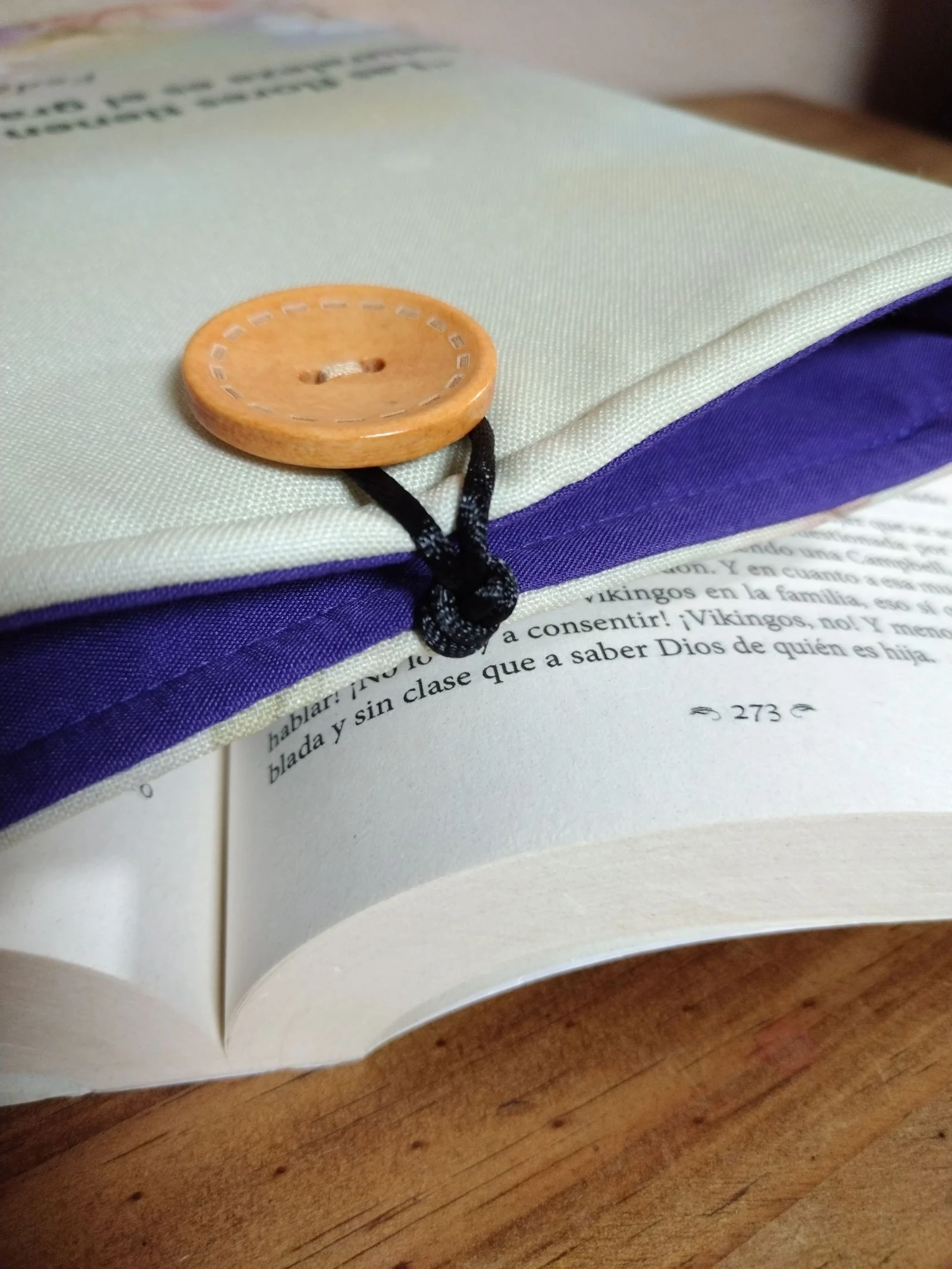Funda literaria acolchada - Hada con flores y frase – photo 3